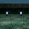 Pure Garden Hanging Solar Coach Lights Outdoor Lighting with Hanging Hooks for Garden Path Landscape Patio Driveway Walkway- Set of